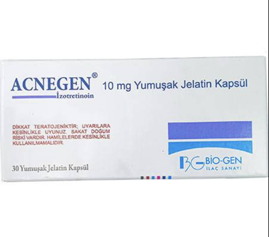 Acnegen 10mg 30 Capsules