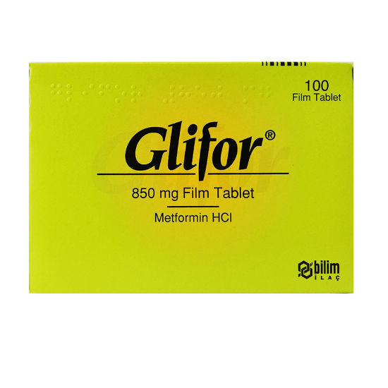 Glifor 850mg 100 Tablet
