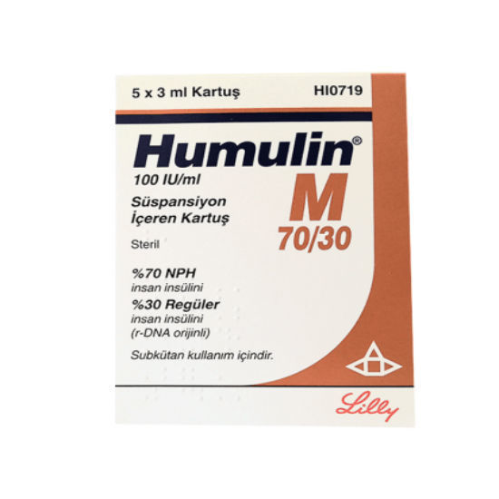 Humulin M 70/30 100IU 3ml-5 Cartridges
